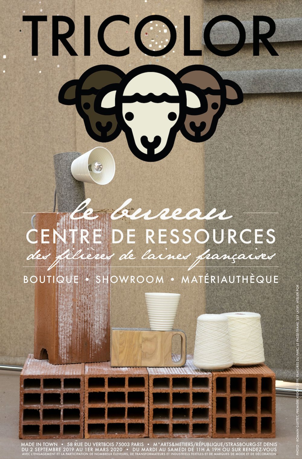 Le Bureau TRICOLOR<br /> Centre de ressources des filières de laines françaises